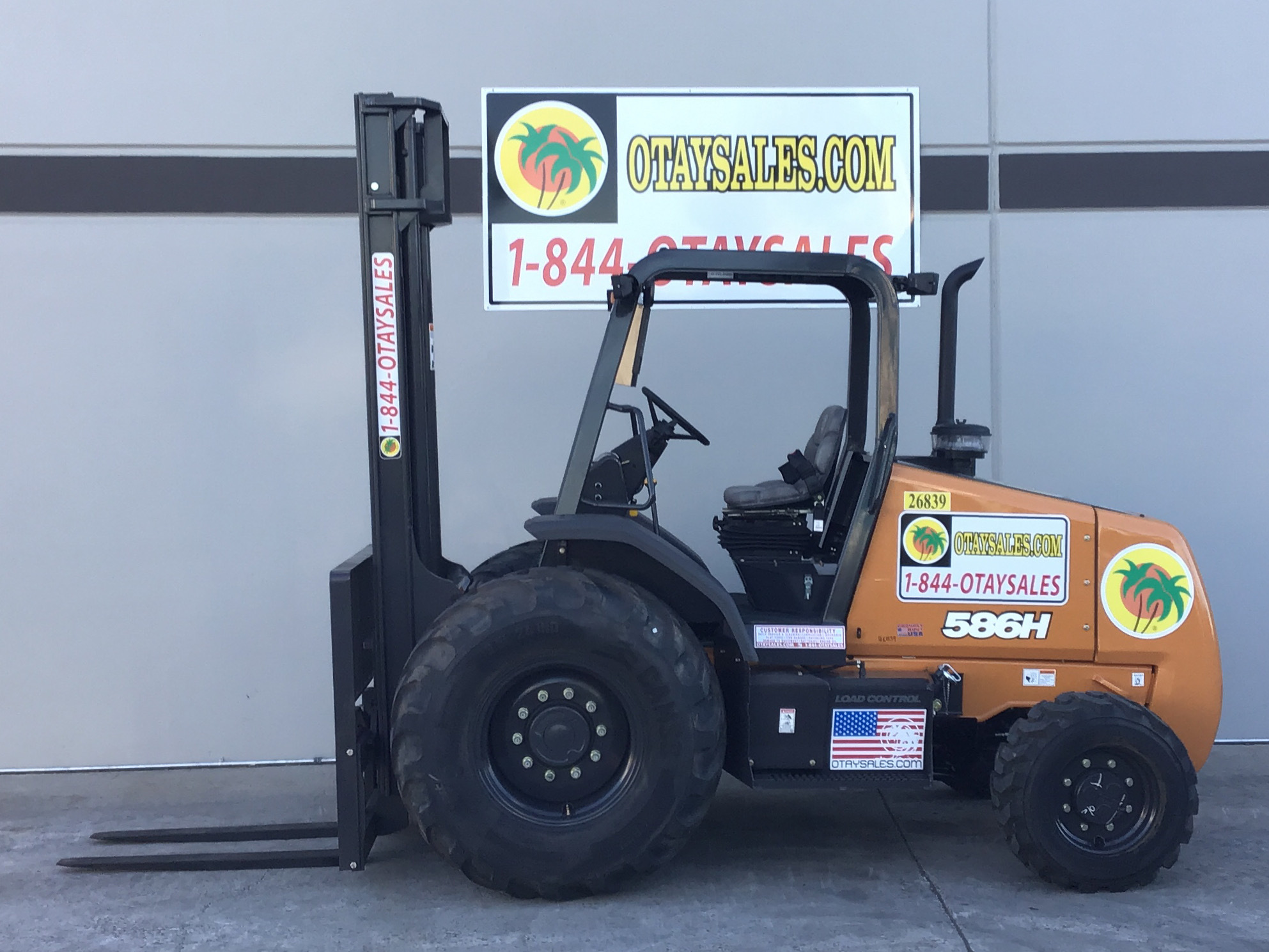 2021 Case 586H Used Rough Terrain Forklifts in San Diego, CA, ID206665