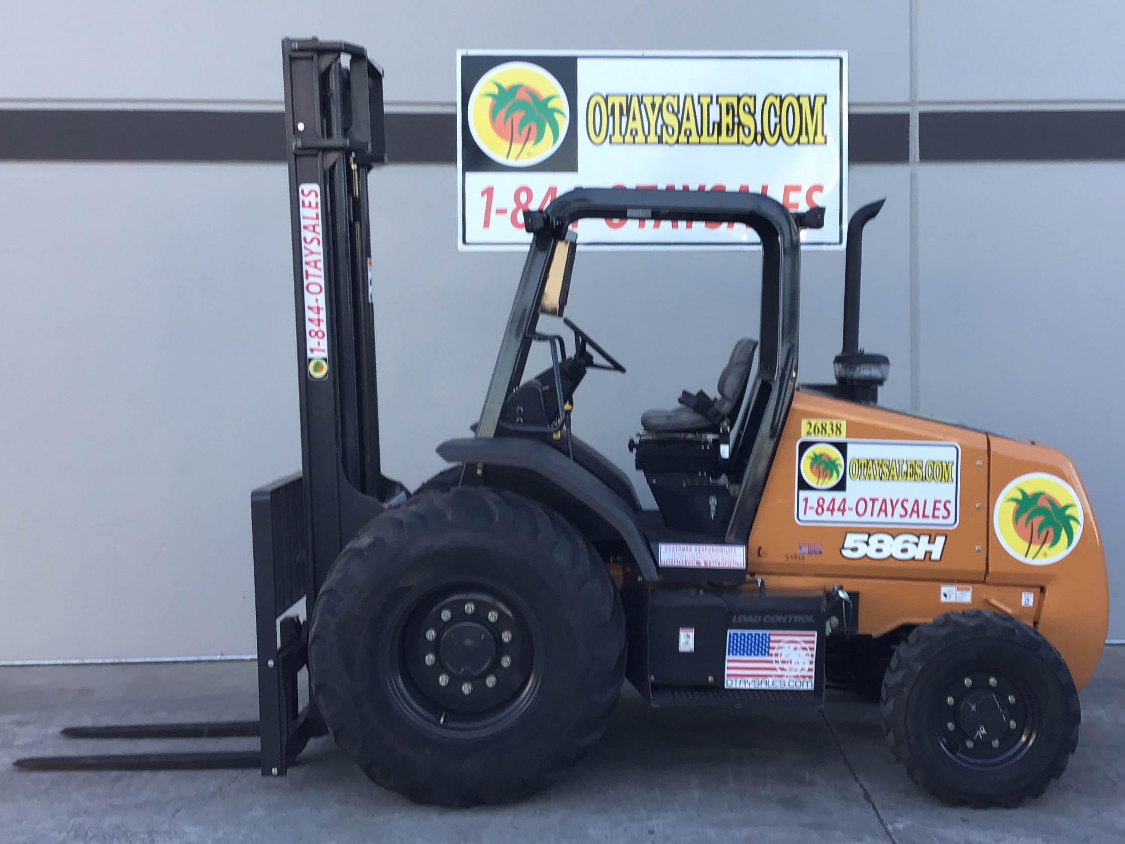 2021 Case 586H Used Rough Terrain Forklifts in San Diego, CA, ID206666